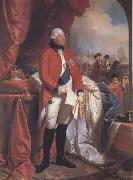 Benjamin West George III (mk25) oil on canvas